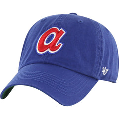 Atlanta Braves Sure Shot Classic Franchise Fitted Hat Royal