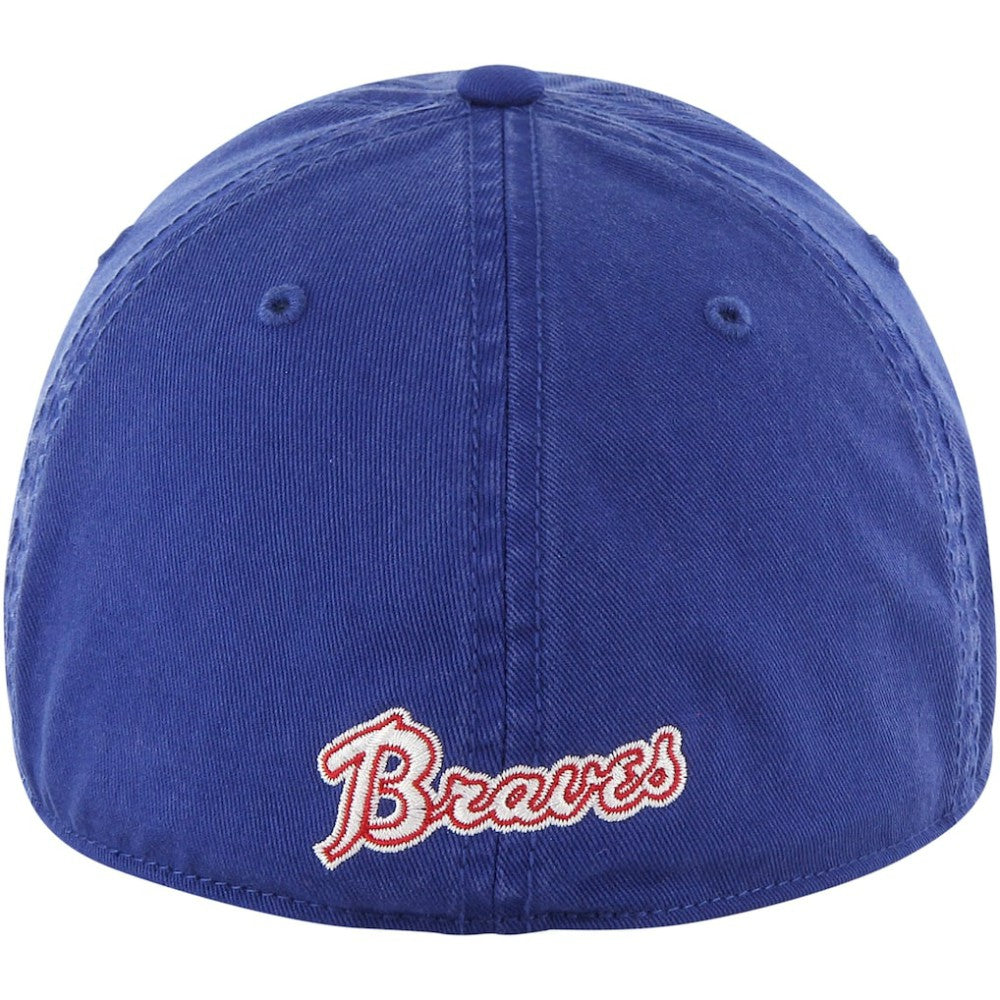 Atlanta Braves Sure Shot Classic Franchise Fitted Hat Royal