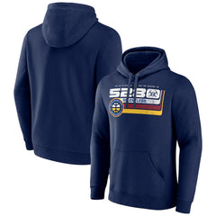 Denver Nuggets Announcer Pullover Hoodie sale - Navy cheap