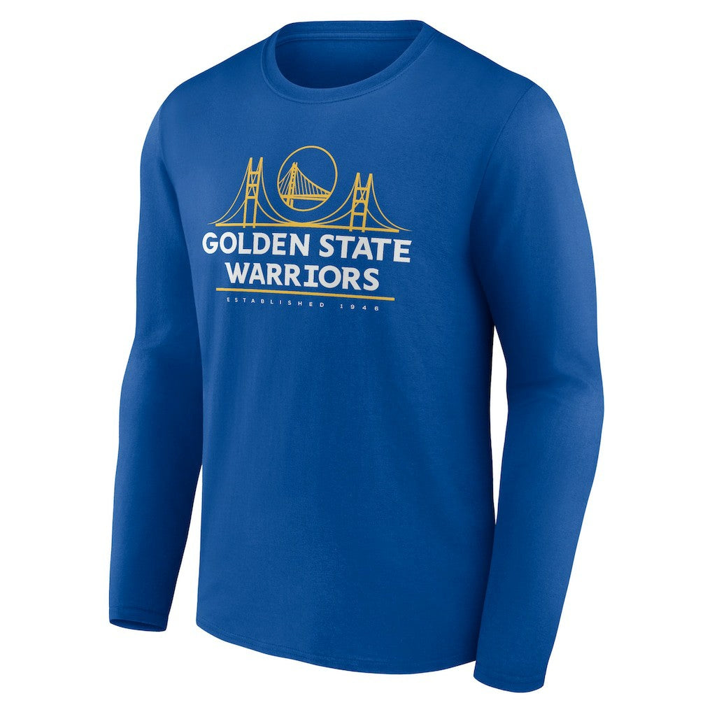 Golden State Warriors Announcer Long Sleeve T-Shirt sale - Royal discount