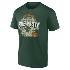 Milwaukee Bucks Announcer T-Shirt - Hunter Green online