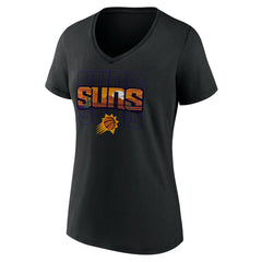 Phoenix Suns Women's Announcer V-Neck T-Shirt - Black online