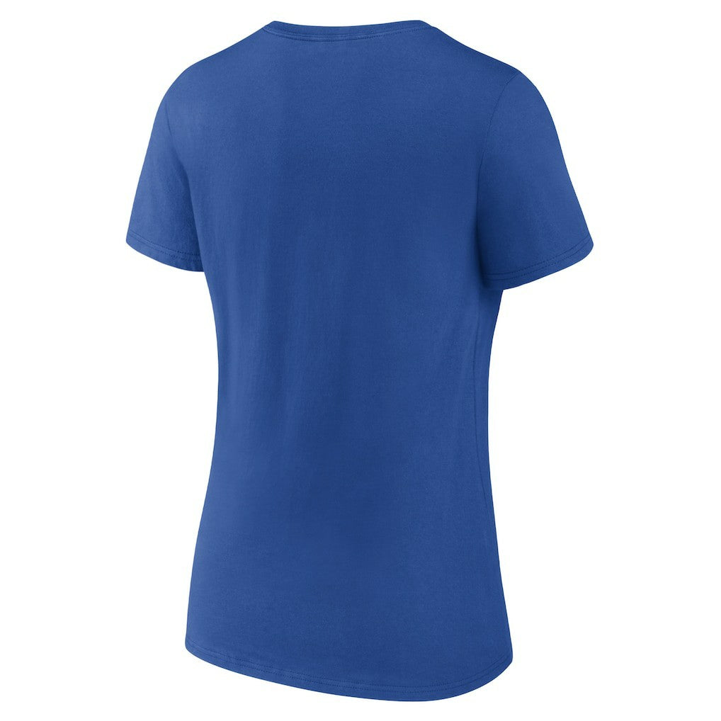 Golden State Warriors Women's Huddle V-Neck T-Shirt sale - Royal discount