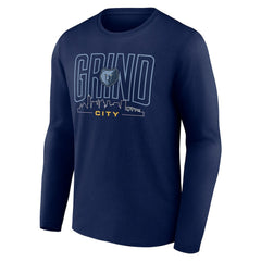 Memphis Grizzlies Huddle Long Sleeve T-Shirt - Navy discount
