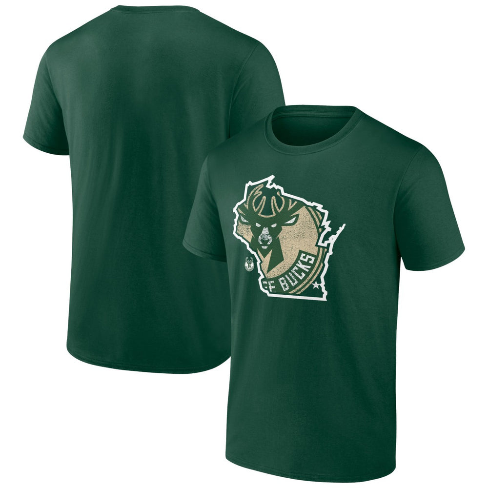Milwaukee Bucks Huddle T-Shirt - Hunter Green cheap