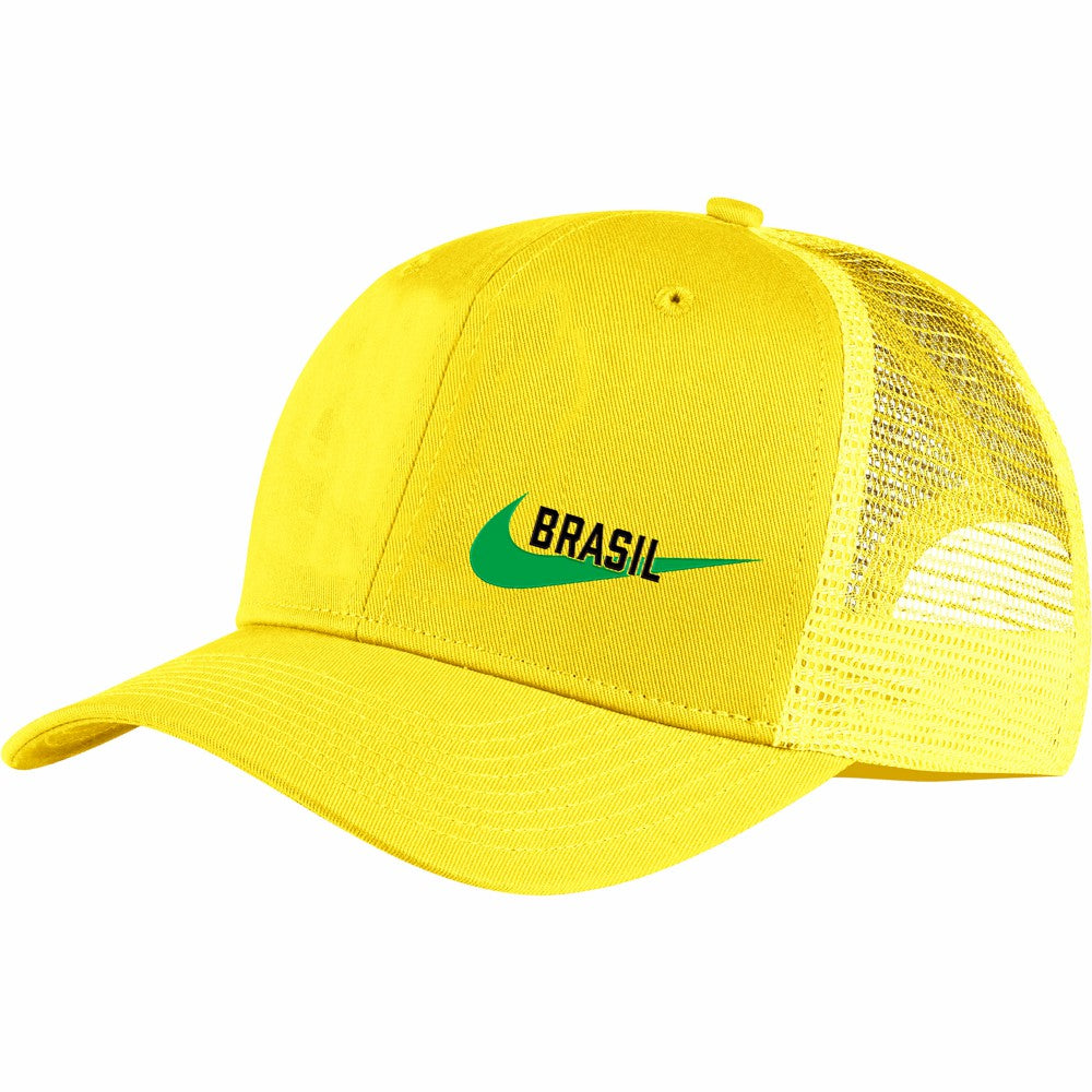 Brazil National Team Classic99 Trucker Snapback Hat - Yellow cheap