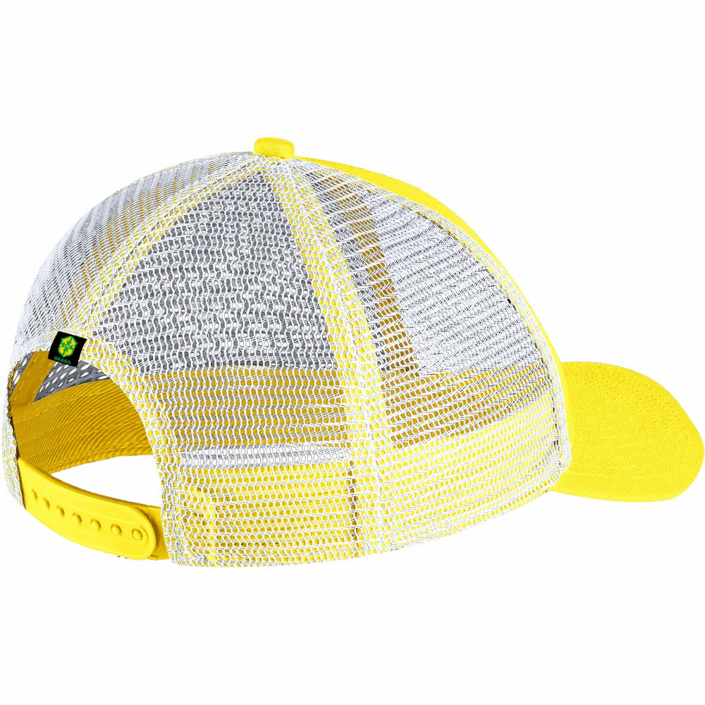 Brazil National Team Classic99 Trucker Snapback Hat - Yellow cheap