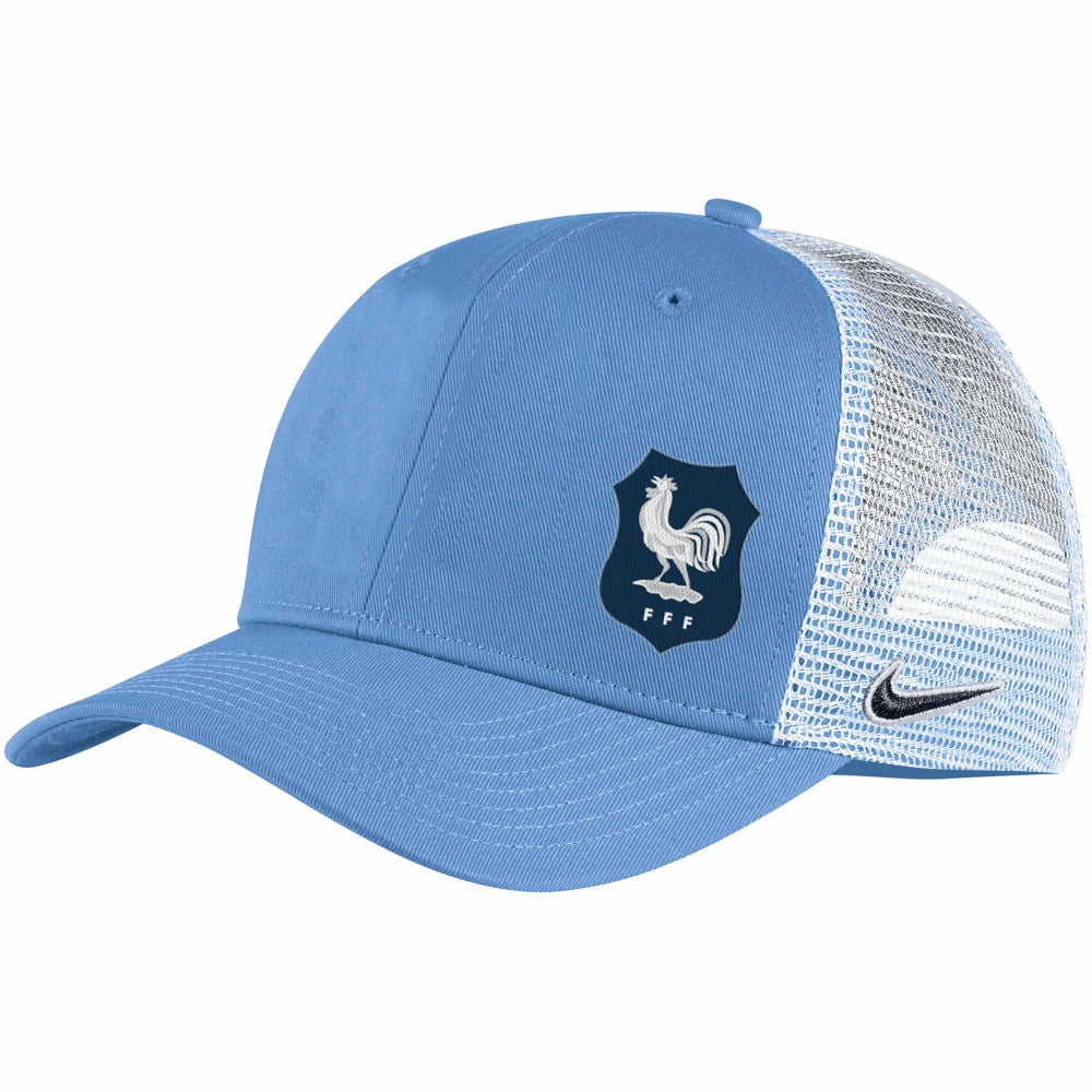 France National Team Classic99 Trucker Snapback Hat - Blue discount