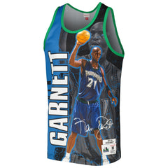 Kevin Garnett Minnesota Timberwolves 2003-04 Hardwood Classics Player Burst Tank Top - Black online