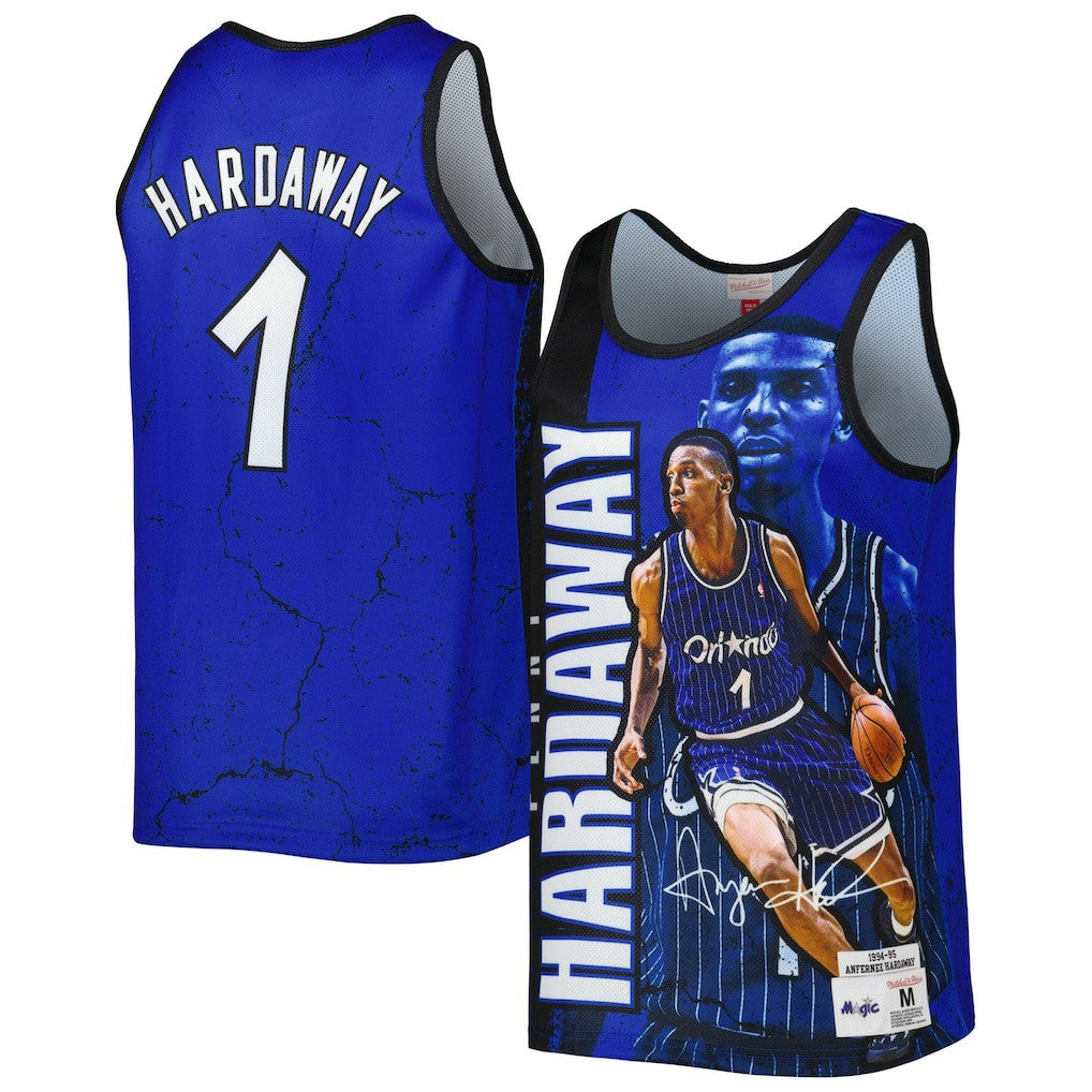 Penny Hardaway Orlando Magic 1994-95 Hardwood Classics Player Burst Tank Top - Blue outlet