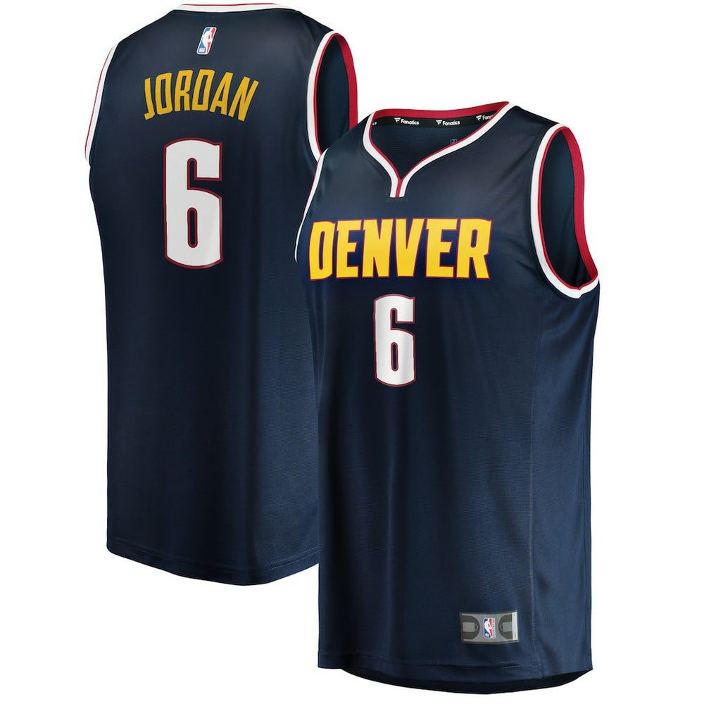 DeAndre Jordan Denver Nuggets Youth Fast Break Player Jersey sale - Icon Editi- Navy sale