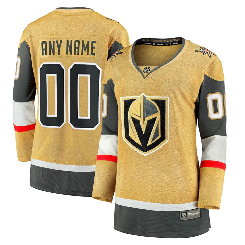 Vegas Golden Knights Fanatics Women's Home Breakaway Custom Jersey - Jerseys