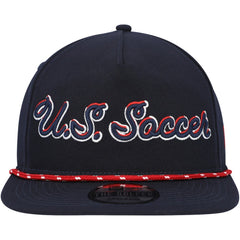 USMNT New Era Script Golfer Adjustable Hat - Navy outlet