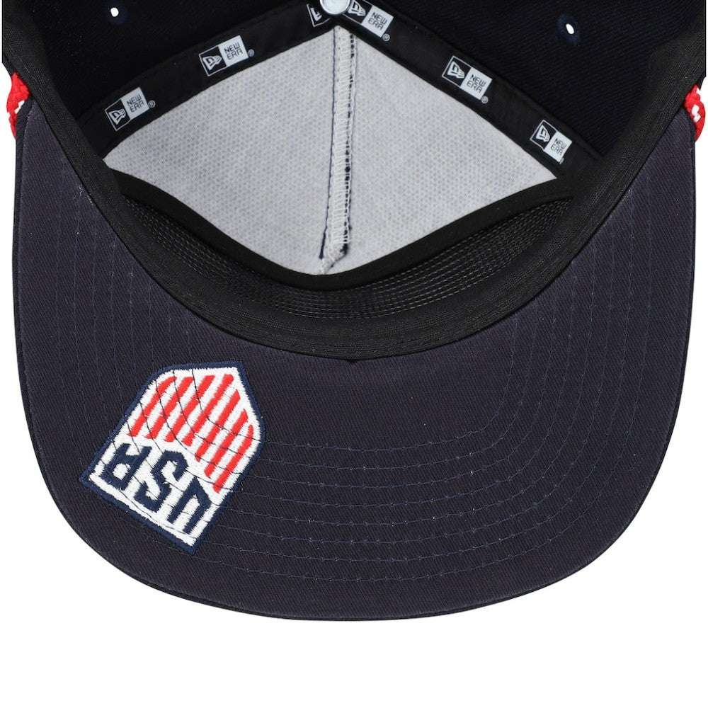 USMNT New Era Script Golfer Adjustable Hat - Navy outlet
