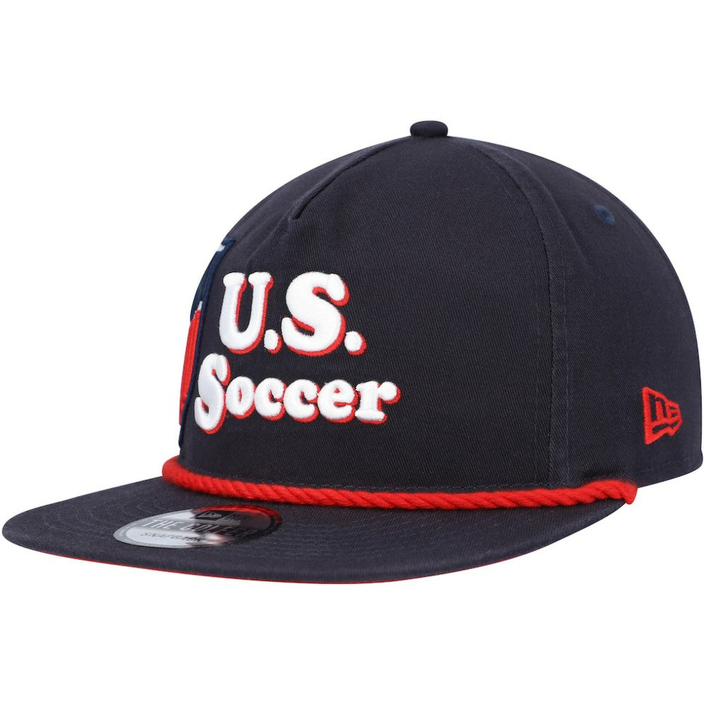 USMNT New Era Heritage The Golfer Snapback Hat - Navy online