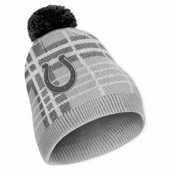 Indianapolis Colts WEAR by Erin Andrews Women's Plaid Knit Hat with Pom & Scarf Set sale
