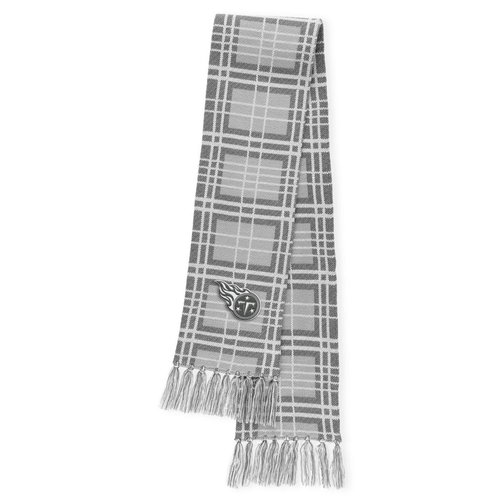 Tennessee Titans WEAR by Erin Andrews Women's Plaid Knit Hat with Pom & Scarf Set discount