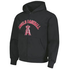 Los Angeles Angels PLEASURES Opening Day Full-Zip Hoodie Black
