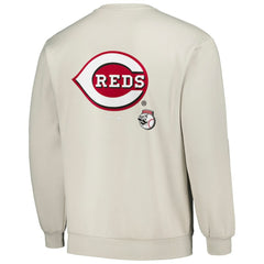 Cincinnati Reds PLEASURES Ballpark Pullover Sweatshirt Gray