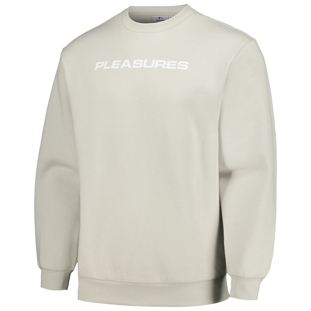 Cleveland Guardians PLEASURES Ballpark Pullover Sweatshirt Gray