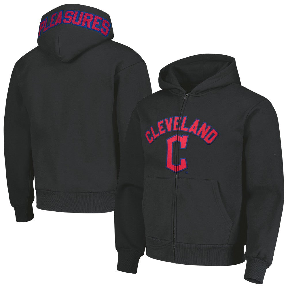Cleveland Guardians PLEASURES Opening Day Full-Zip Hoodie Black
