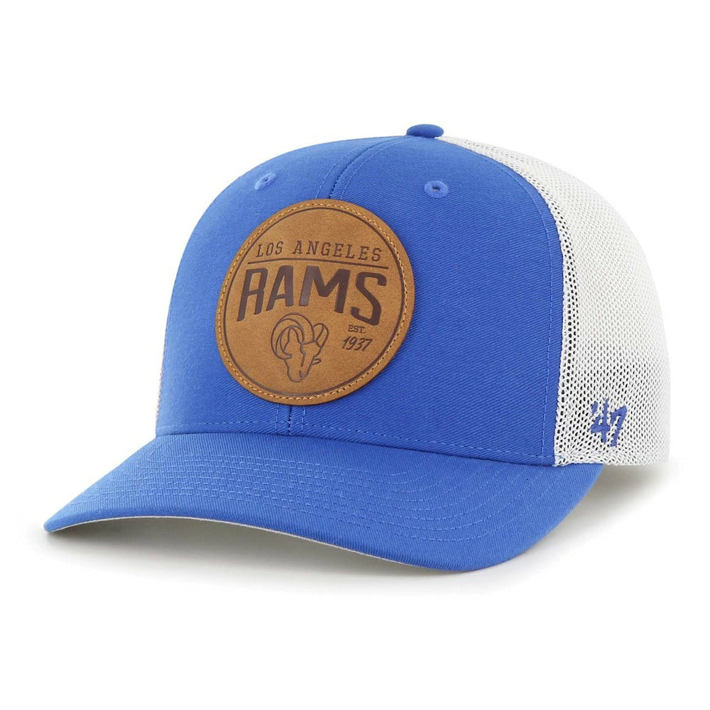 Los Angeles Rams '47 Leather Head Flex Hat - Blue online