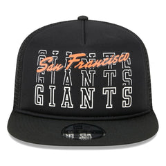 San Francisco Giants  Street Team A-Frame Trucker 9FIFTY Snapback Hat Black
