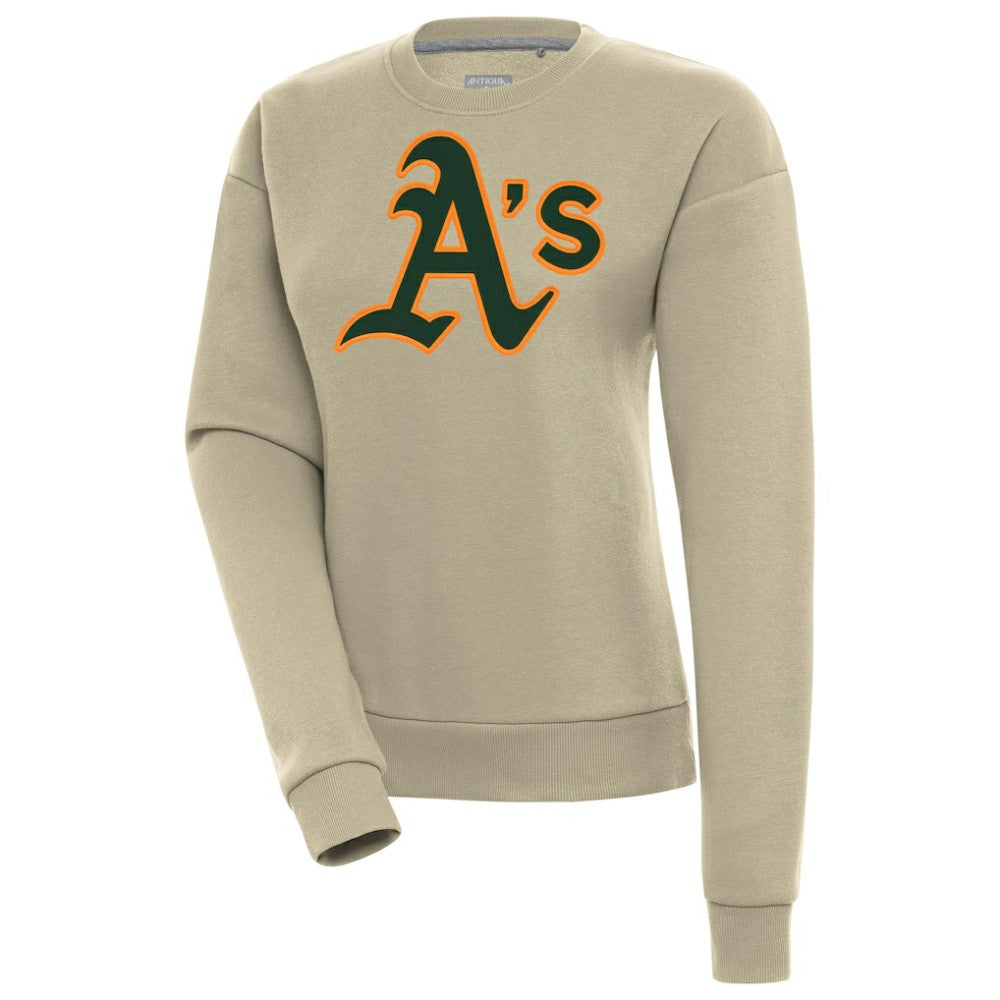 Athletics Antigua Women's Victory Pullover Sweatshirt Khaki