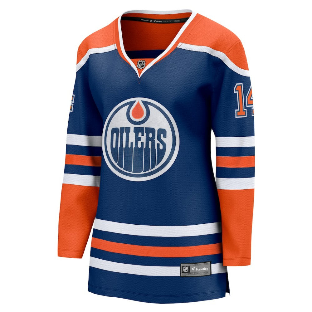 Mattias Ekholm Edmonton Oilers Women's Fanatics Home Breakaway Jersey - Royal Jerseys