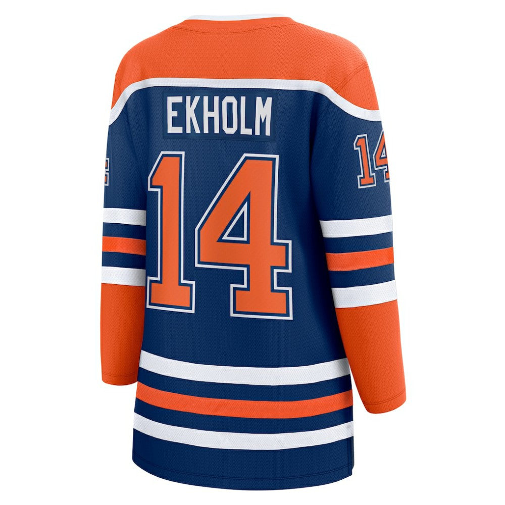 Mattias Ekholm Edmonton Oilers Women's Fanatics Home Breakaway Jersey - Royal Jerseys