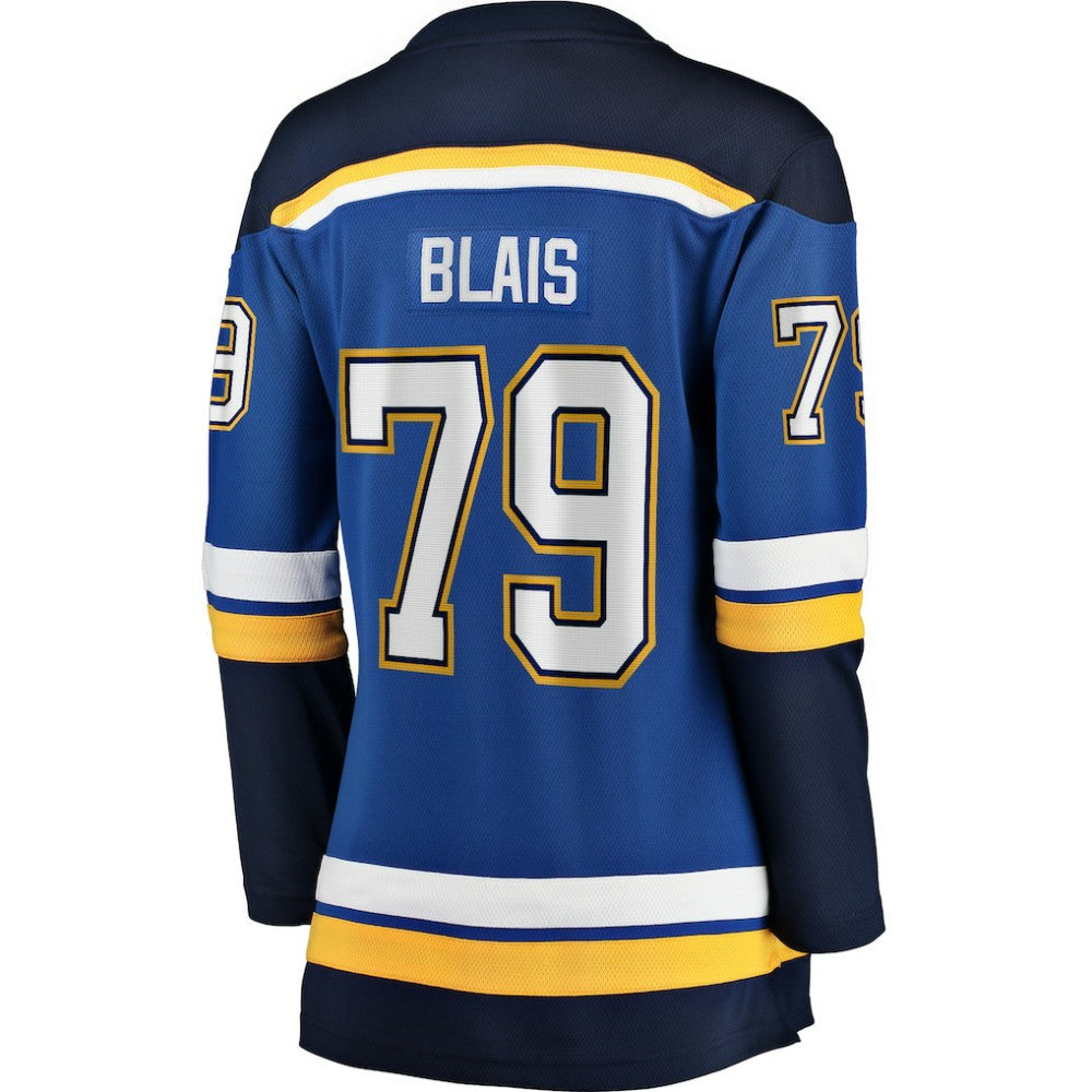 Sammy Blais St. Louis Blues Women's Fanatics Home Breakaway Jersey - Blue Jerseys