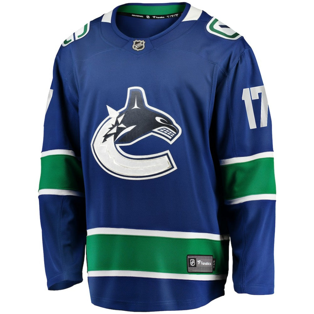 Filip Hronek Vancouver Canucks Fanatics Home Breakaway Jersey - Blue Jerseys