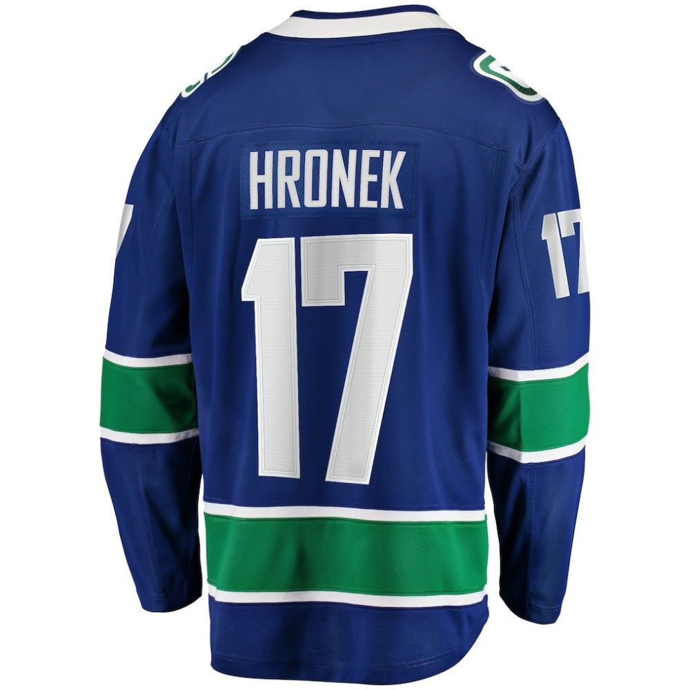 Filip Hronek Vancouver Canucks Fanatics Home Breakaway Jersey - Blue Jerseys