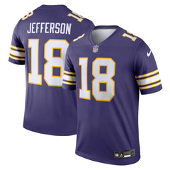 Justin Jefferson Minnesota Vikings Legend Player Performance Top - Purple on sale