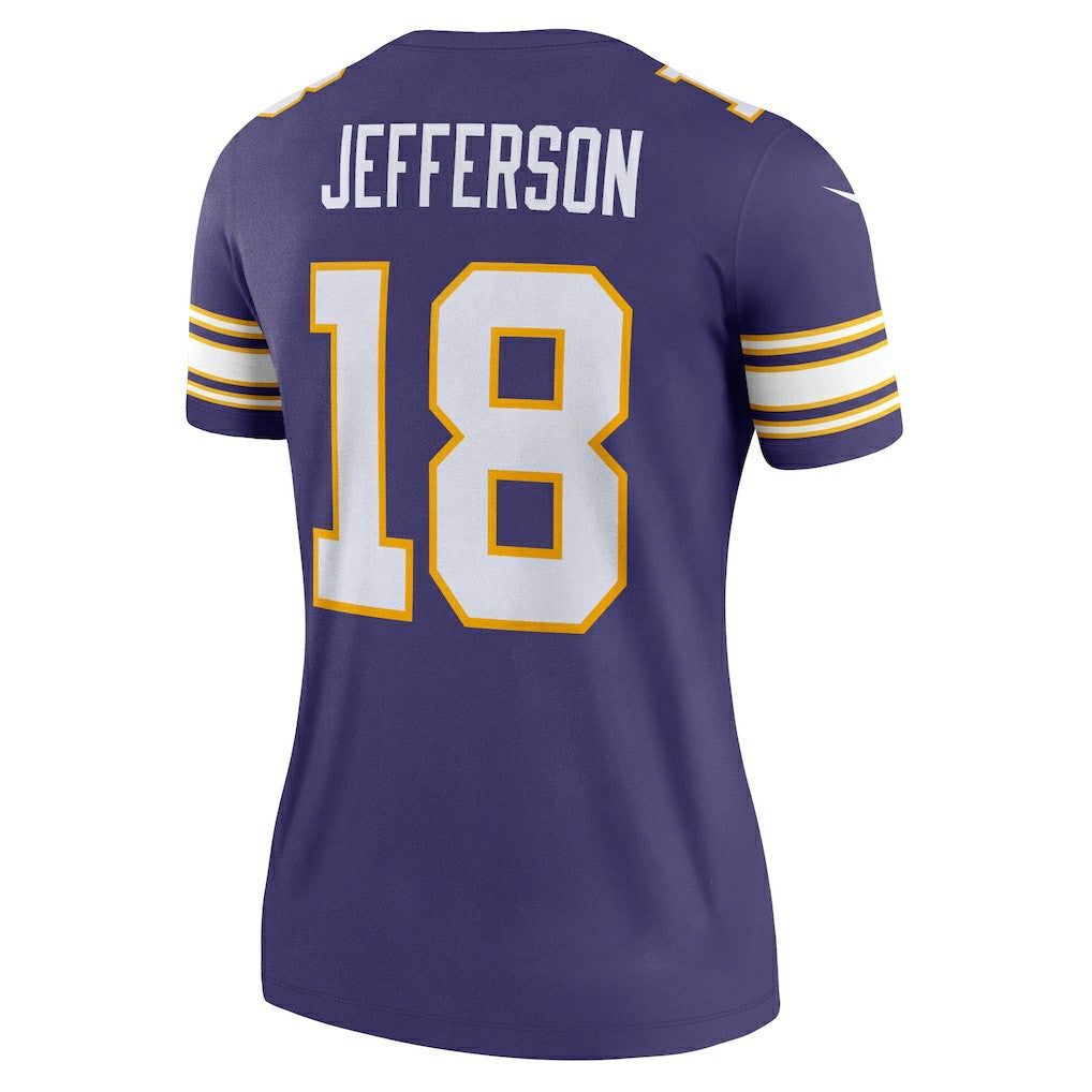Justin Jefferson Minnesota Vikings Women's Alternate Legend Player Performance Top - Purple on sale