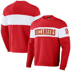Tampa Bay Buccaneers NFL x Darius Rucker Collection Team Color & White Pullover Sweatshirt - Red on sale