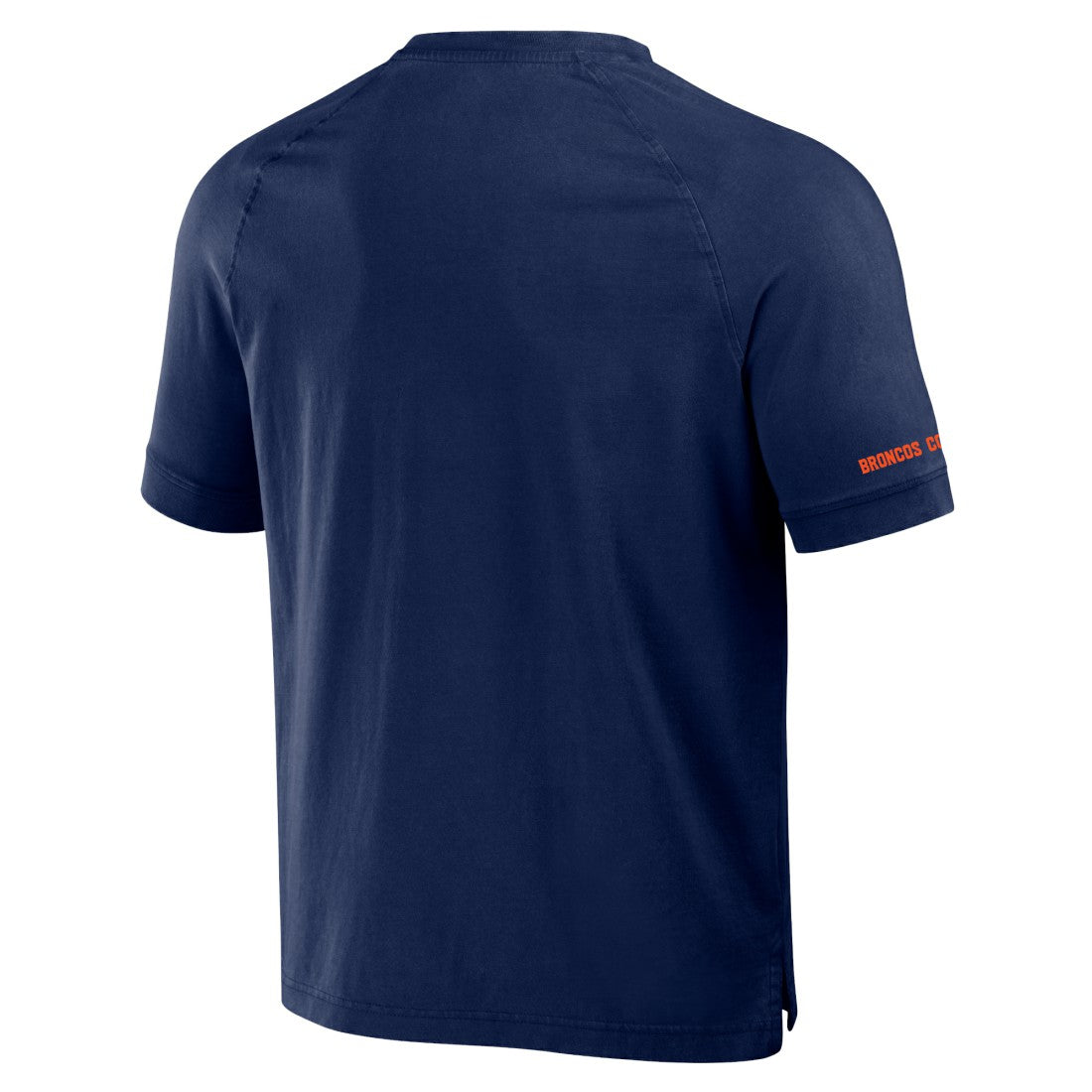 Denver Broncos NFL x Darius Rucker Collection Washed Raglan Henley T-Shirt - Navy for sale