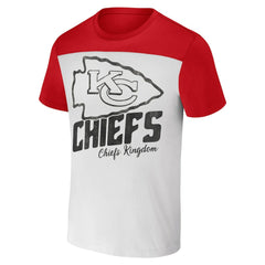 Kansas City Chiefs NFL x Darius Rucker Collection Colorblocked T-Shirt - Cream discount