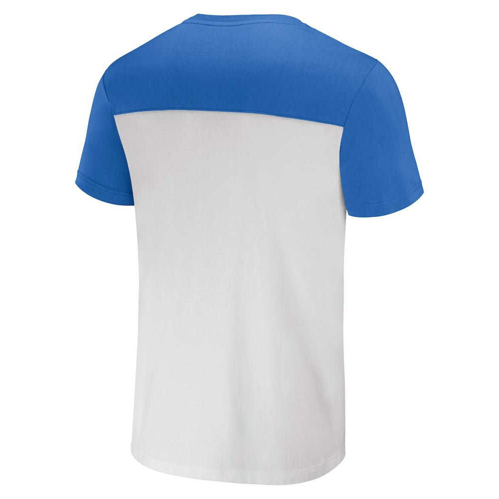 Los Angeles Rams NFL x Darius Rucker Collection Colorblocked T-Shirt - White/Royal sale
