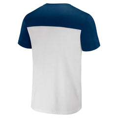 Seattle Seahawks NFL x Darius Rucker Collection Colorblocked T-Shirt - White/College Navy for sale
