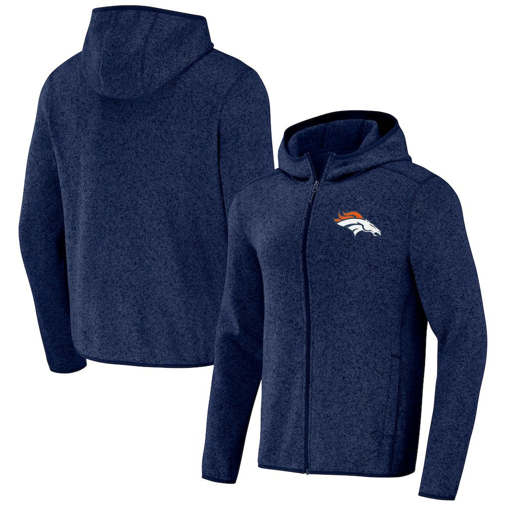 Denver Broncos NFL x Darius Rucker Collection Fleece Pullover Hoodie - Navy on sale
