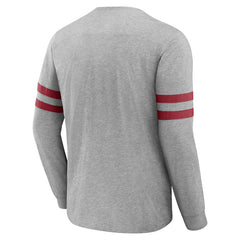 Arizona Cardinals NFL x Darius Rucker Collection Henley Long Sleeve T-Shirt - Heather Gray on sale