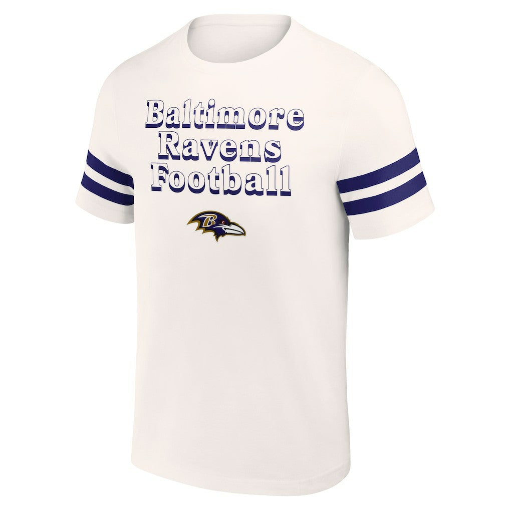 Baltimore Ravens NFL x Darius Rucker Collection Vintage T-Shirt - Cream sale