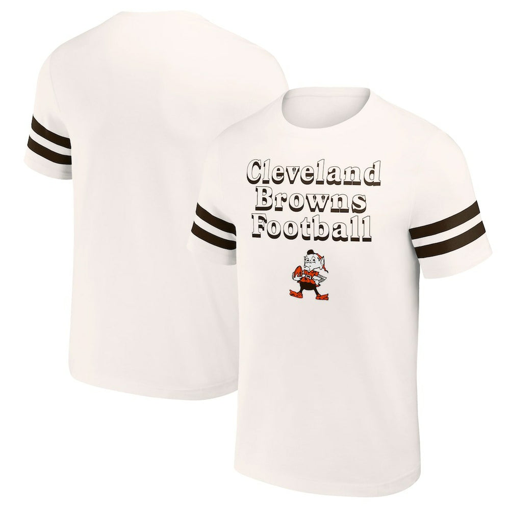 Cleveland Browns NFL x Darius Rucker Collection Vintage T-Shirt - Cream for sale