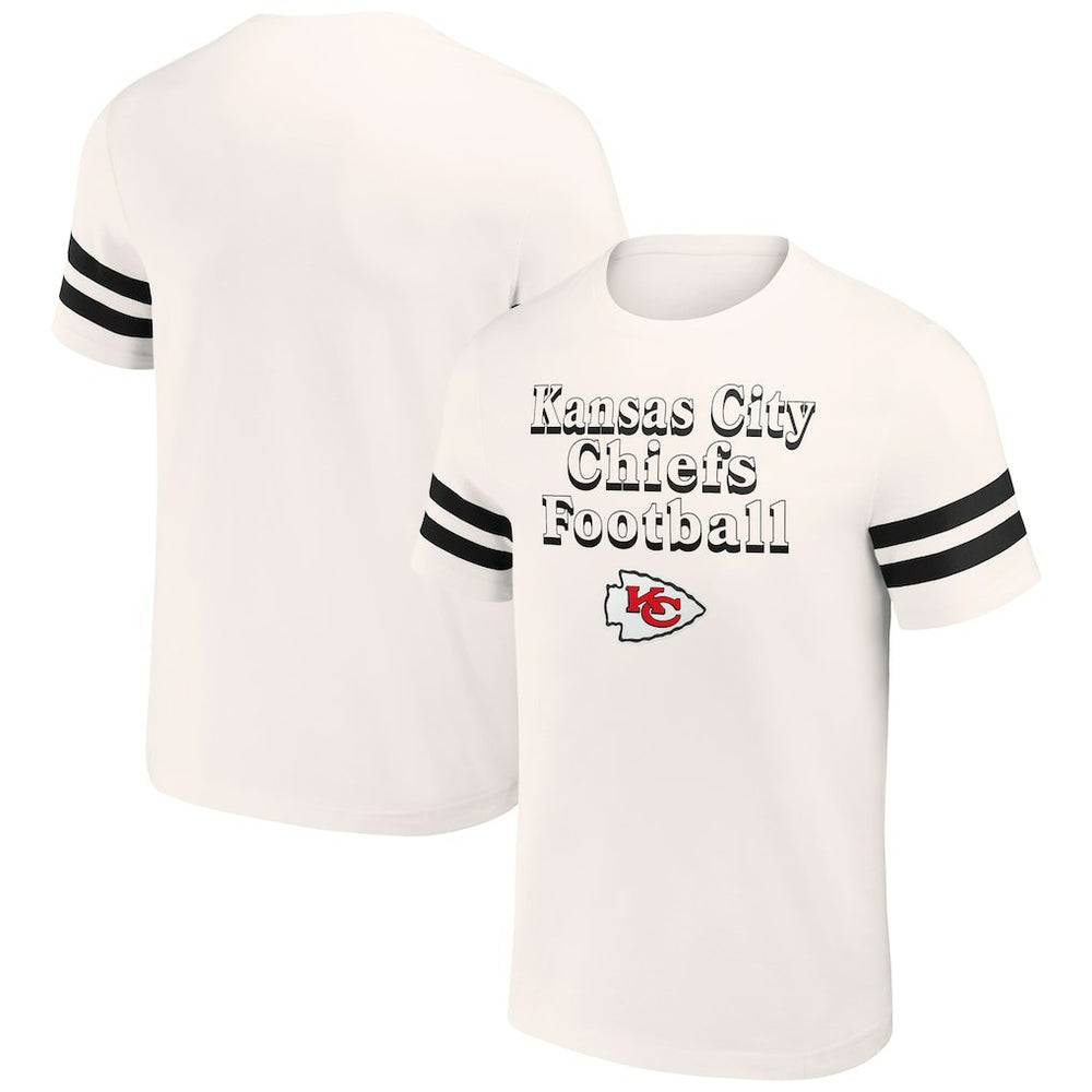 Kansas City Chiefs NFL x Darius Rucker Collection Vintage T-Shirt - Cream for sale