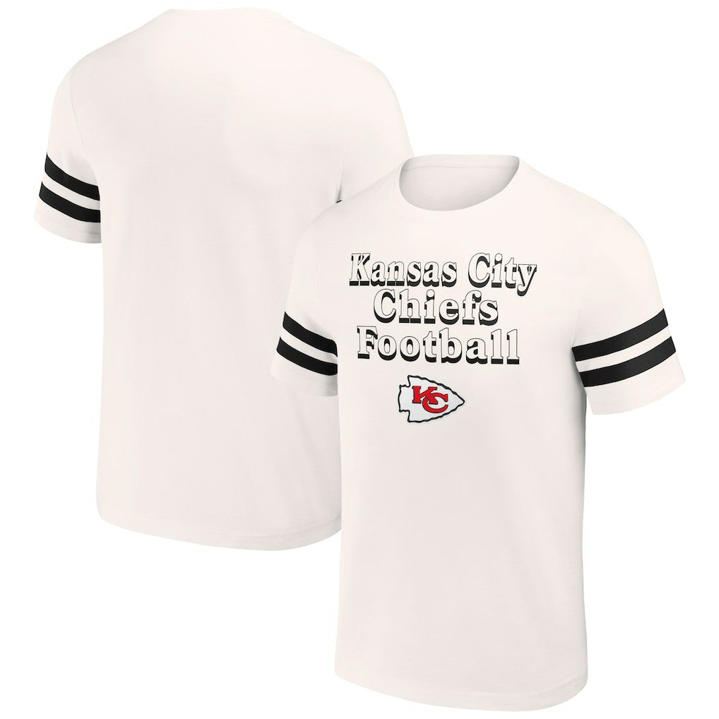 Kansas City Chiefs NFL x Darius Rucker Collection Vintage T-Shirt - Cream for sale