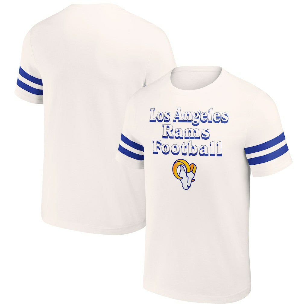 Los Angeles Rams NFL x Darius Rucker Collection Vintage T-Shirt - Cream discount