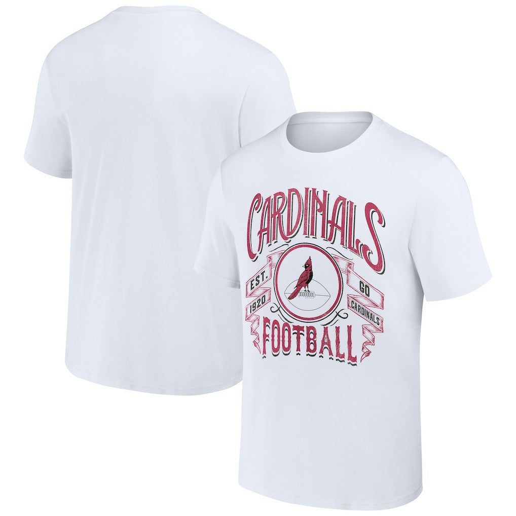 Arizona Cardinals NFL x Darius Rucker Collection Vintage Football T-Shirt - White sale