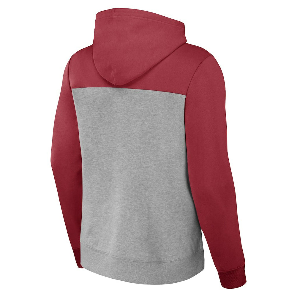 Arizona Cardinals NFL x Darius Rucker Collection Color Blocked Pullover Hoodie - Heather Gray outlet