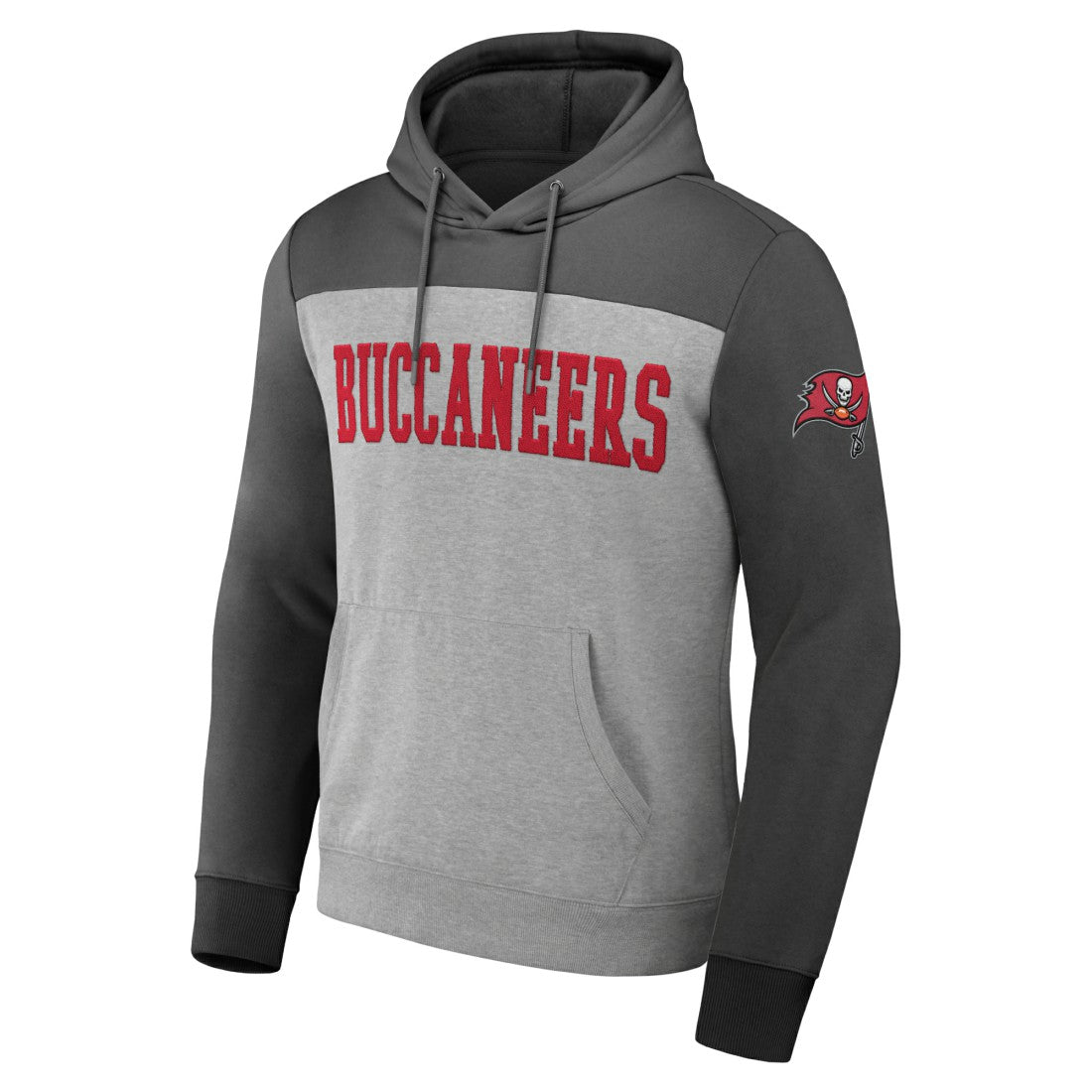 Tampa Bay Buccaneers NFL x Darius Rucker Collection Color Blocked Pullover Hoodie - Heather Gray online